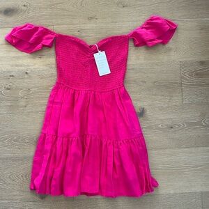 Tiered Pink Dress NWT Size Small